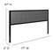 Flash Furniture King Tufted Metal Headboard in Dark Gray Fabric HG-HB1725-K-DG-GG - alternate 3